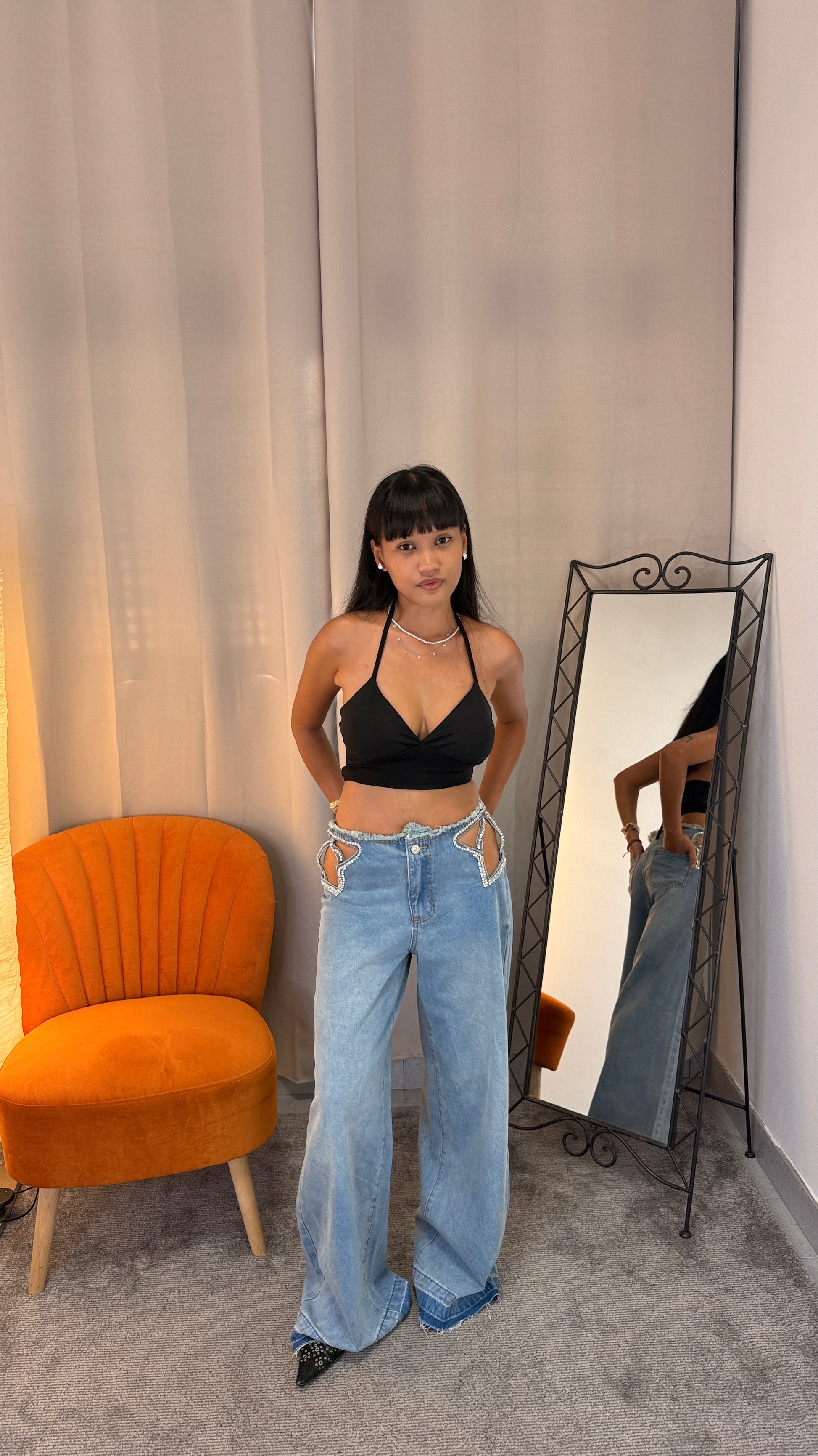 Jeans Diamond Cut - vista frontale