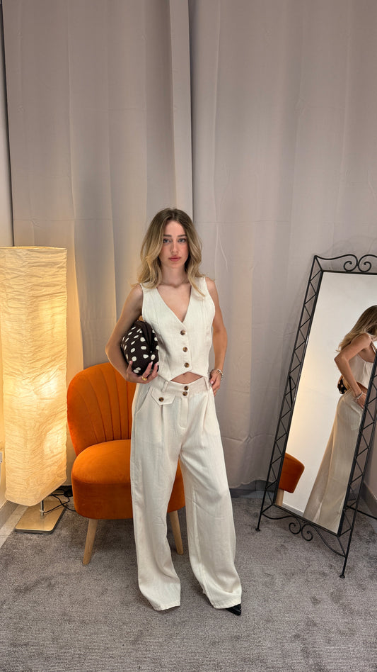 Completo Gilet e Pantalone Viscosa