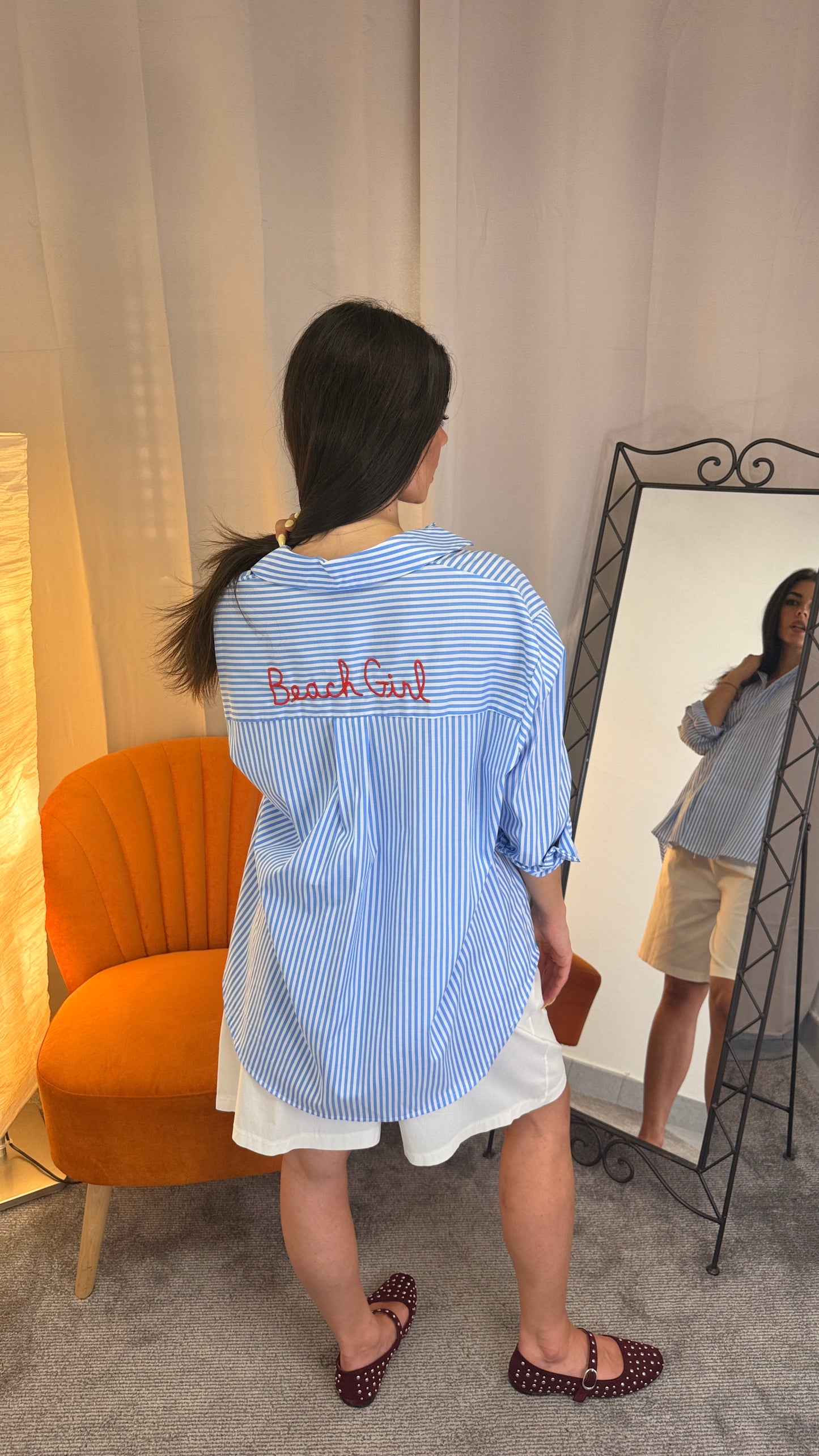Camicia a Righe Beach Girl